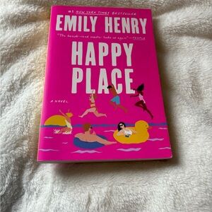 Happy Place by Emily Henry - Pink Cover